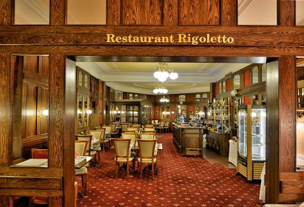 Restaurant Rigoletto im Hotel Continental in Marienbad