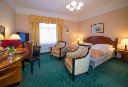 Doppelzimmer Standard im Kurhotel Belvedere in Franzensbad © Hotel