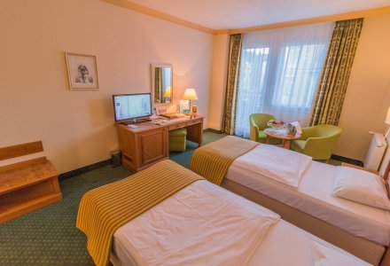 Wohnbeispiel Doppelzimmer Superior im Ensana Health Spa Hotel Butterfly in Marienbad © Jan Prerovsky
