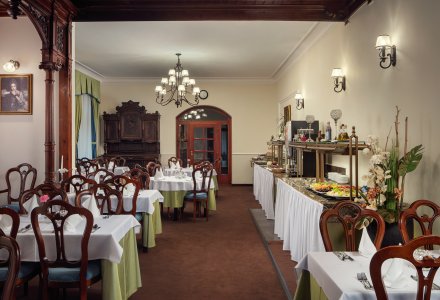 Restaurant im Villa Smetana Spa Hotel in Karlsbad © Jiri Lizler, jirilizler.com