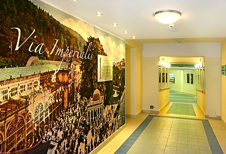 Korridor Via Imperialis im Ensana Health Spa Hotel Hvezda