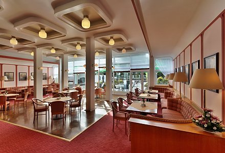 Café im Parkhotel Golf in Marienbad