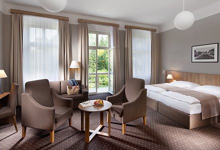 Doppelzimmer im Spa & Kur Hotel Praha in Franzensbad