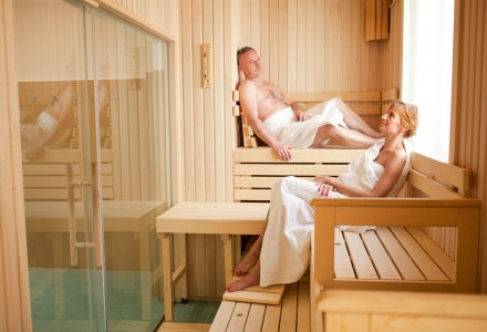 Sauna im Ensana Health Spa Hotel Vltava in Marienbad