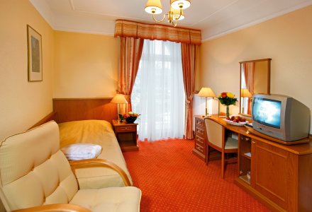 Einzelzimmer Komfort im Ensana Health Spa Hotel Vltava in Marienbad
