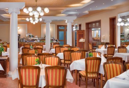 Restaurant im Ensana Health Spa Hotel Centralni Lazne in Marienbad