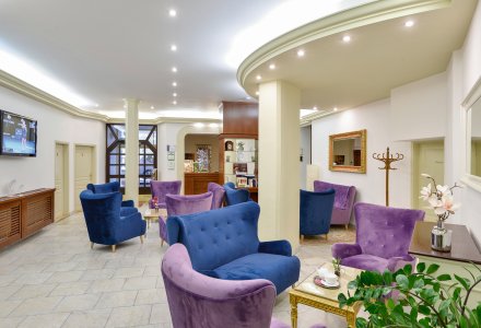 Lobby im Hotel Continental in Marienbad