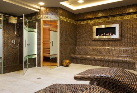Saunabereich im Hotel Dvorana in Karlsbad