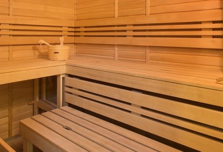 Finnische Sauna im Hotel Dvorana in Karlsbad