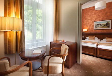 Juniorsuite im Hotel Radium Palace in St.  Joachimsthal