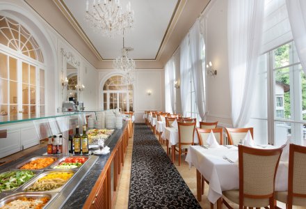 Restaurant im Hotel Radium Palace in St. Joachimsthal