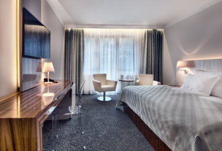Doppelzimmer LUX im Luxury Spa & Wellness Hotel Prezident in Karlsbad © Hotel