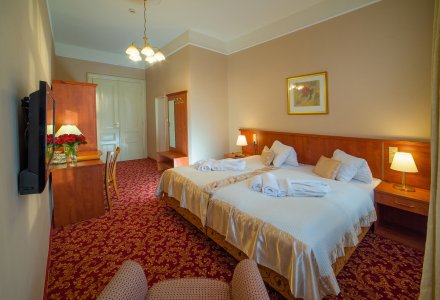 Doppelzimmer Standard (A) im Spa Resort PAWLIK-AQUAFORUM in Franzensbad © foto PM