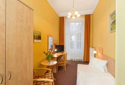 Einzelzimmer Komfort im Kurhotel Metropol in Franzensbad
