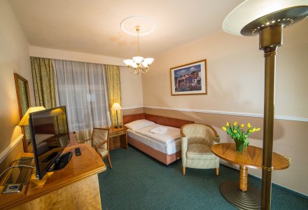 Einzelzimmer Standard im Kurhotel Dr. Adler in Franzensbad