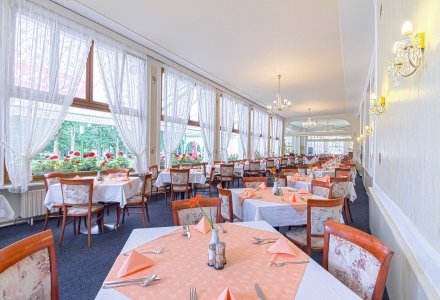 Restaurant im Kurhotel Belvedere in Franzensbad © Hotel
