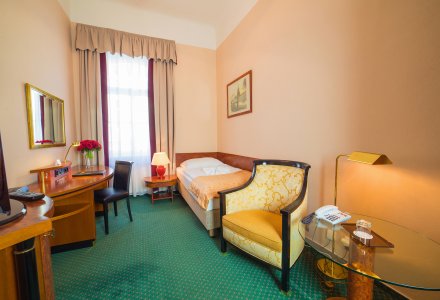 Einzelzimmer Standard im Kurhotel Belvedere in Franzensbad © Hotel
