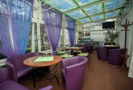 gemütliches Hotelcafé im Park Spa Hotel Sirius in Karlsbad