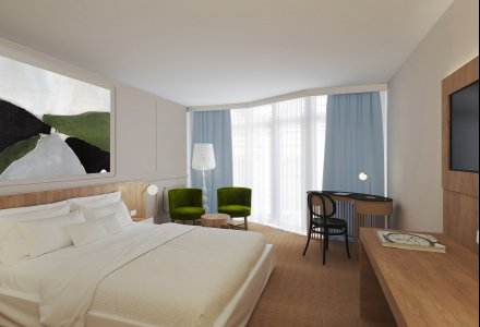 Doppelzimmer Superior mit Balkon im im Falkensteiner Spa Resort Marienbad