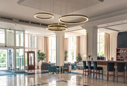 Lobby im Spa & Wellness Hotel Olympia in Marienbad © janprerovsky.com