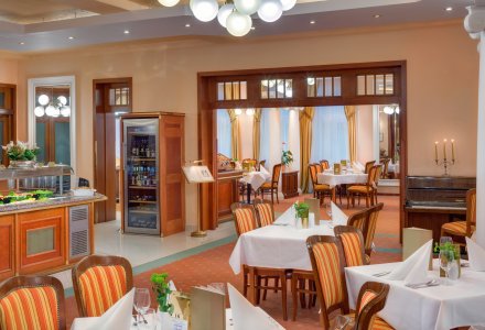 Restaurant im Ensana Health Spa Hotel Centralni Lazne in Marienbad © Jan Prerovsky