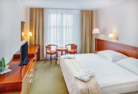 Wohnbeispiel Doppelzimmer Comfort im Spa & Wellness Hotel Olympia in Marienbad © janprerovsky.com