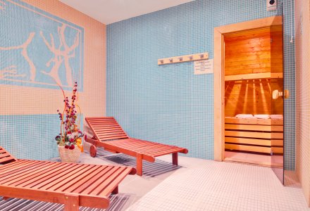 Saunabereich im Sun Palace Spa & Wellness in Marienbad