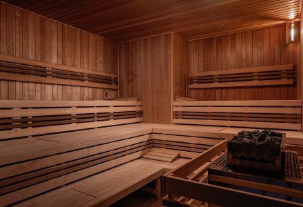 Finnische Sauna im Grandhotel Nabokov © @JiriLizler