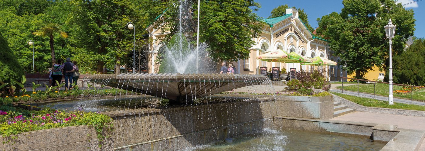 Fontäne in Franzensbad