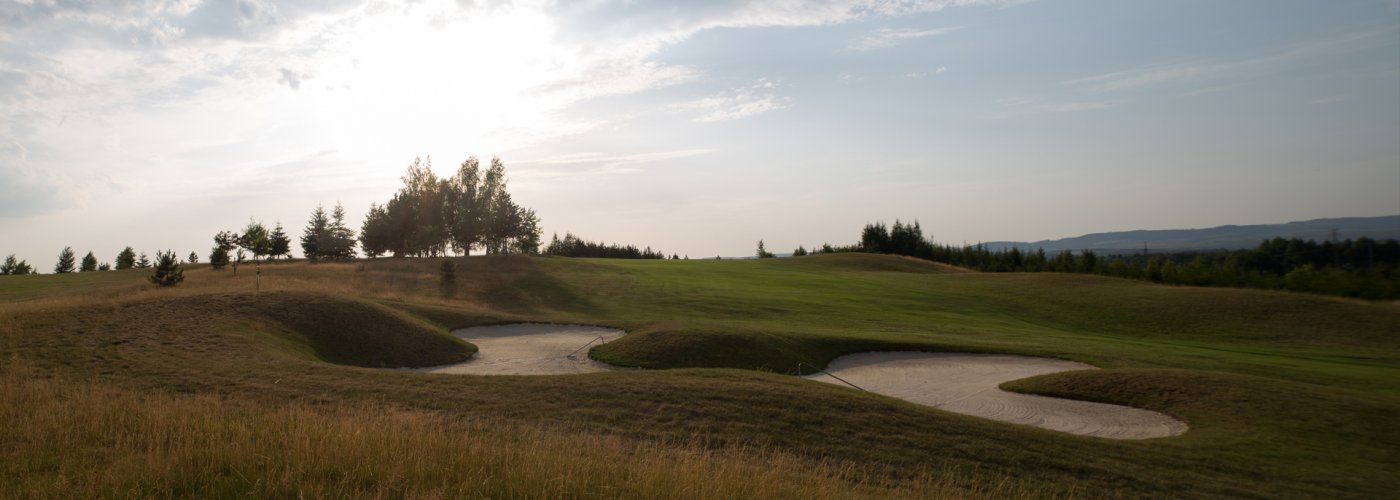 Golfplatz des Golfclub Sokolov in Tschechien