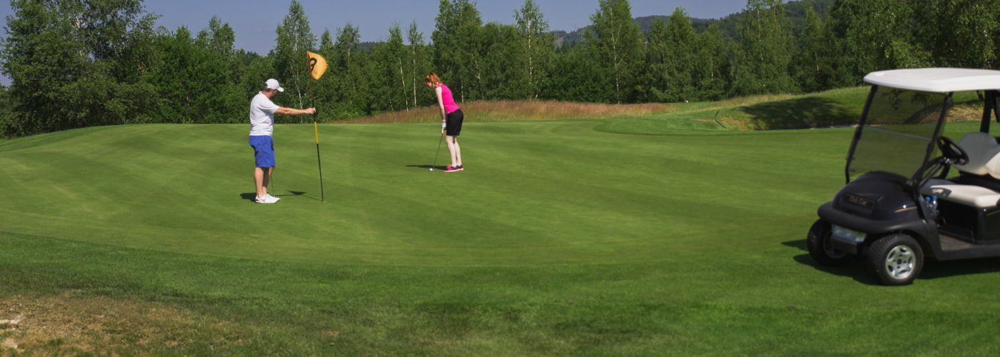 Golfplatz des Golfclub Sokolov in Tschechien