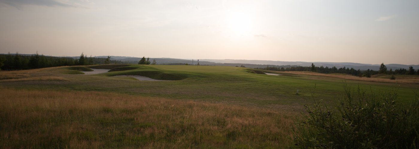 Golfplatz des Golfclub Sokolov in Tschechien