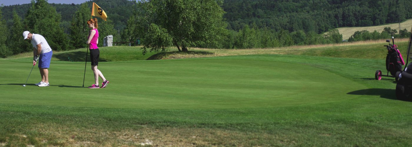 Golfplatz des Golfclub Sokolov in Tschechien