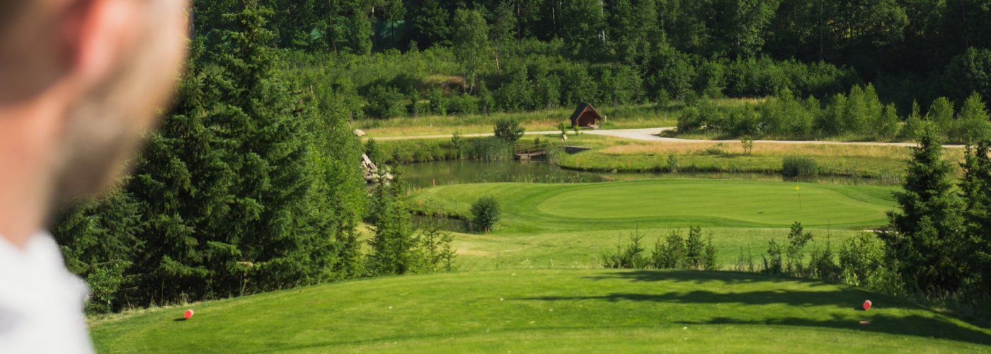 Golfplatz des Golfclub Sokolov in Tschechien