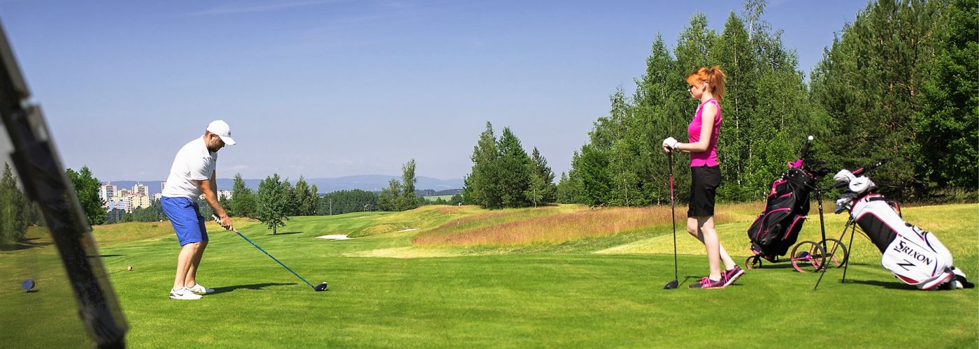 Golfplatz des Golfclub Sokolov in Tschechien