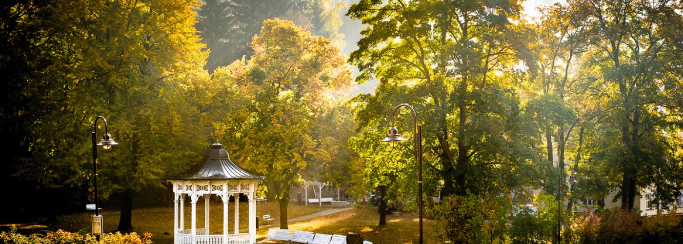 Pavillion im Park in St. Joachimsthal